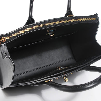 Louis Vuitton Calfskin City Steamer MM Black 5 of 7