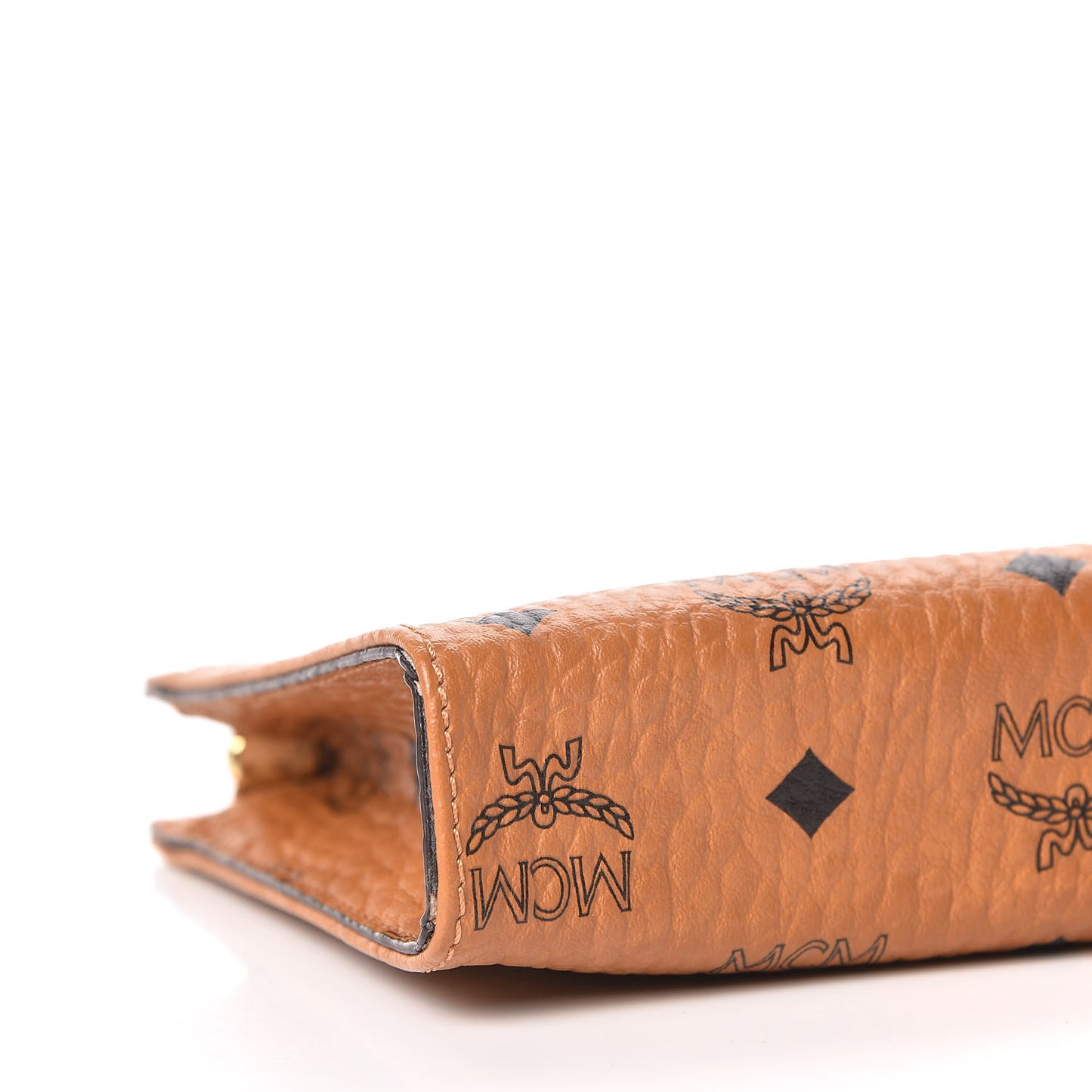 Visetos Small Zip Pouch Cognac