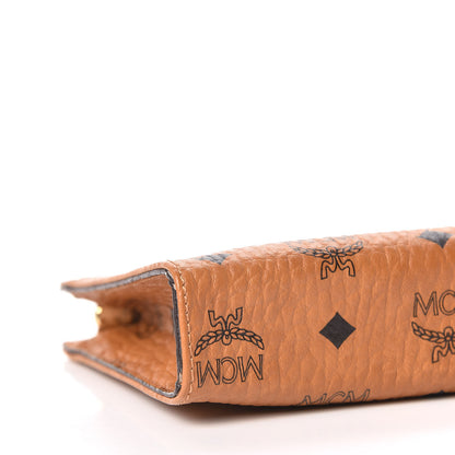 MCM Visetos Small Zip Pouch Cognac 5 of 9