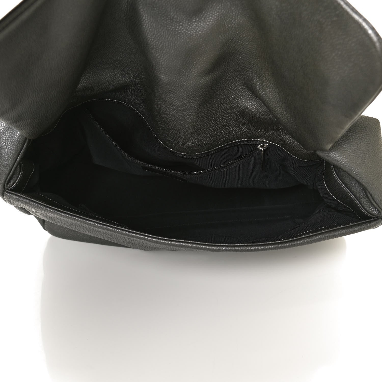 Chanel Metallic Caviar 31 Hobo Grey 4 of 11