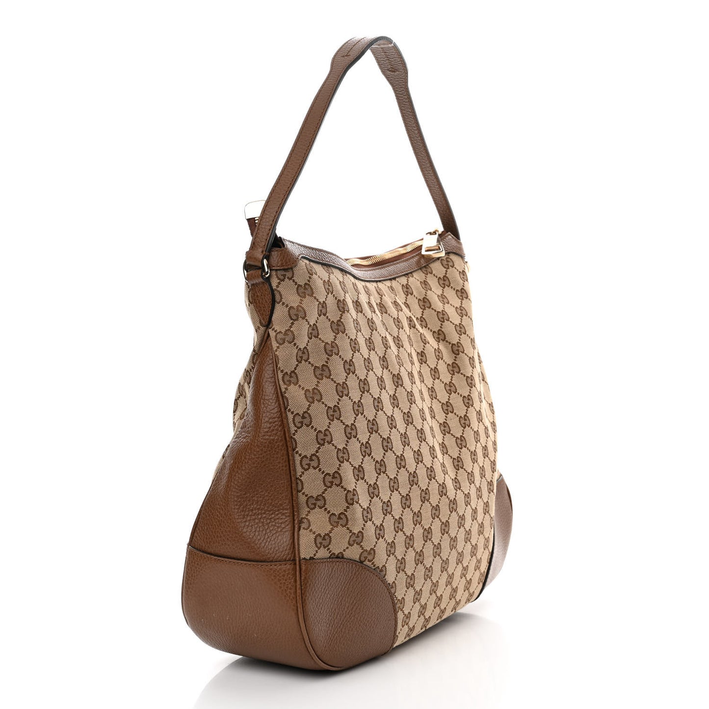 Soft GG Monogram Large Margaux Hobo Brown