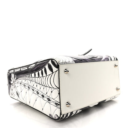 Christian Dior Calfskin Quilted Jack Pierson Art Lady Dior White Black Multicolor 4 of 8