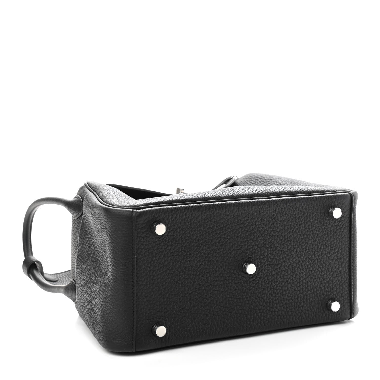 Hermes Taurillon Clemence Lindy 26 Black 4 of 10