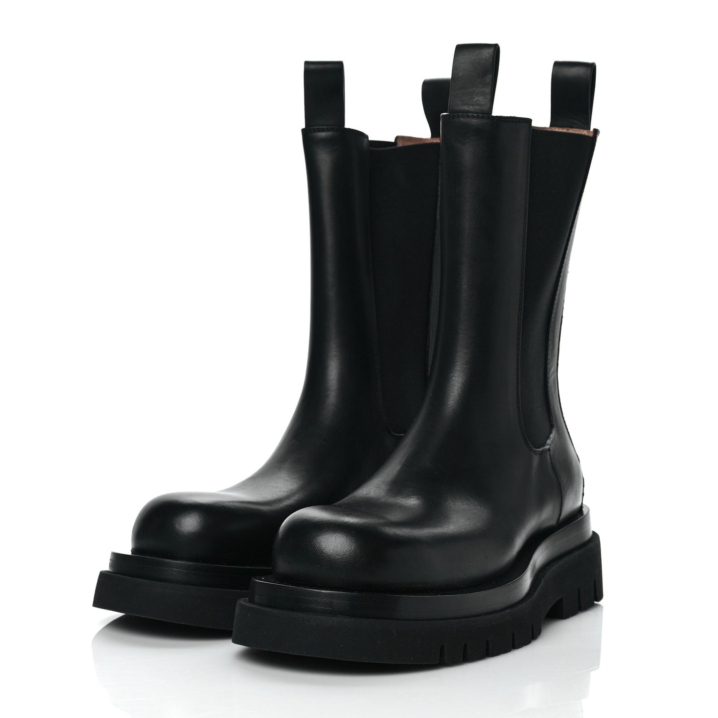 Calfskin The Lug Chelsea 55mm Boots 38 Black
