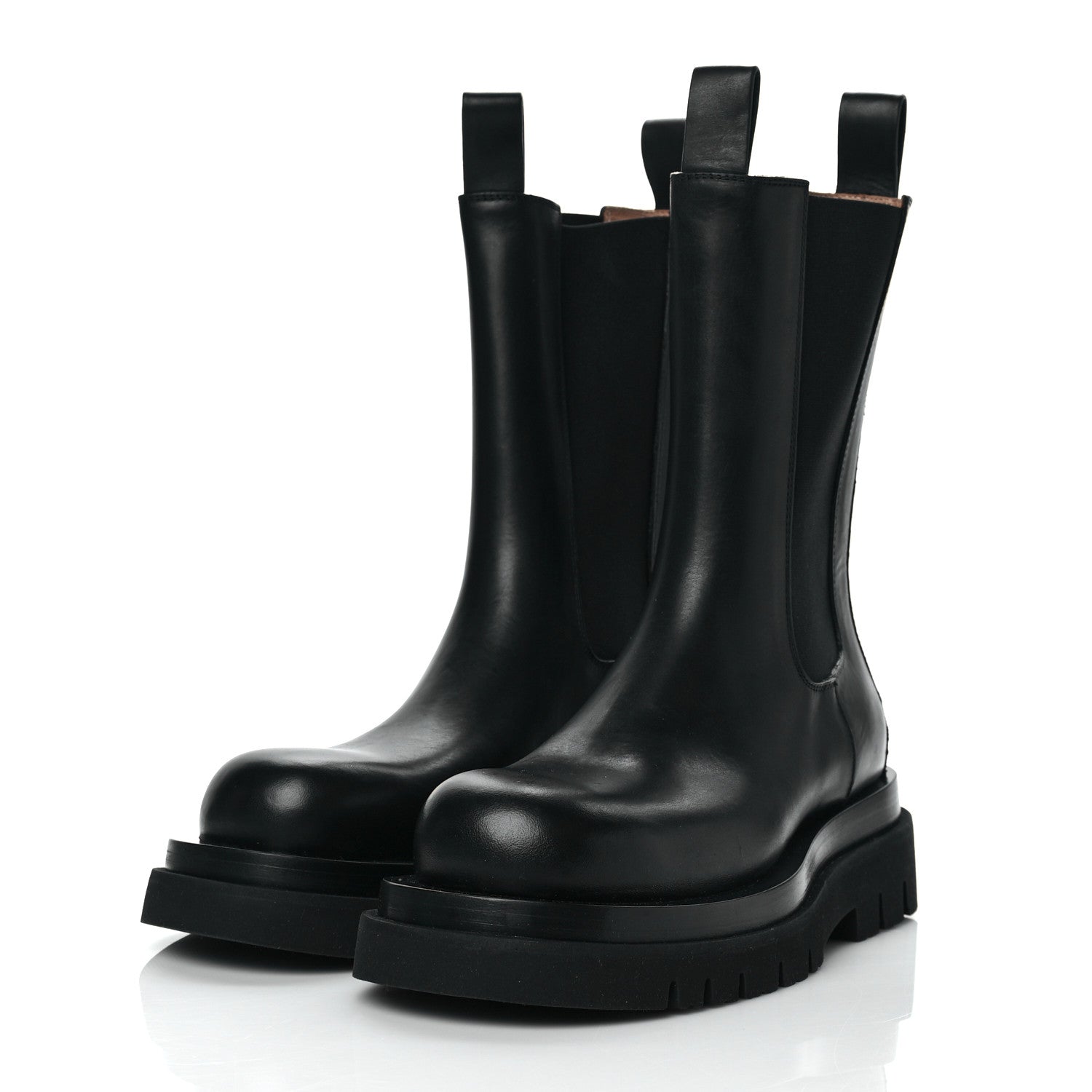 Bottega Veneta Calfskin The Lug Chelsea 55mm Boots 38 Black 3 of 8