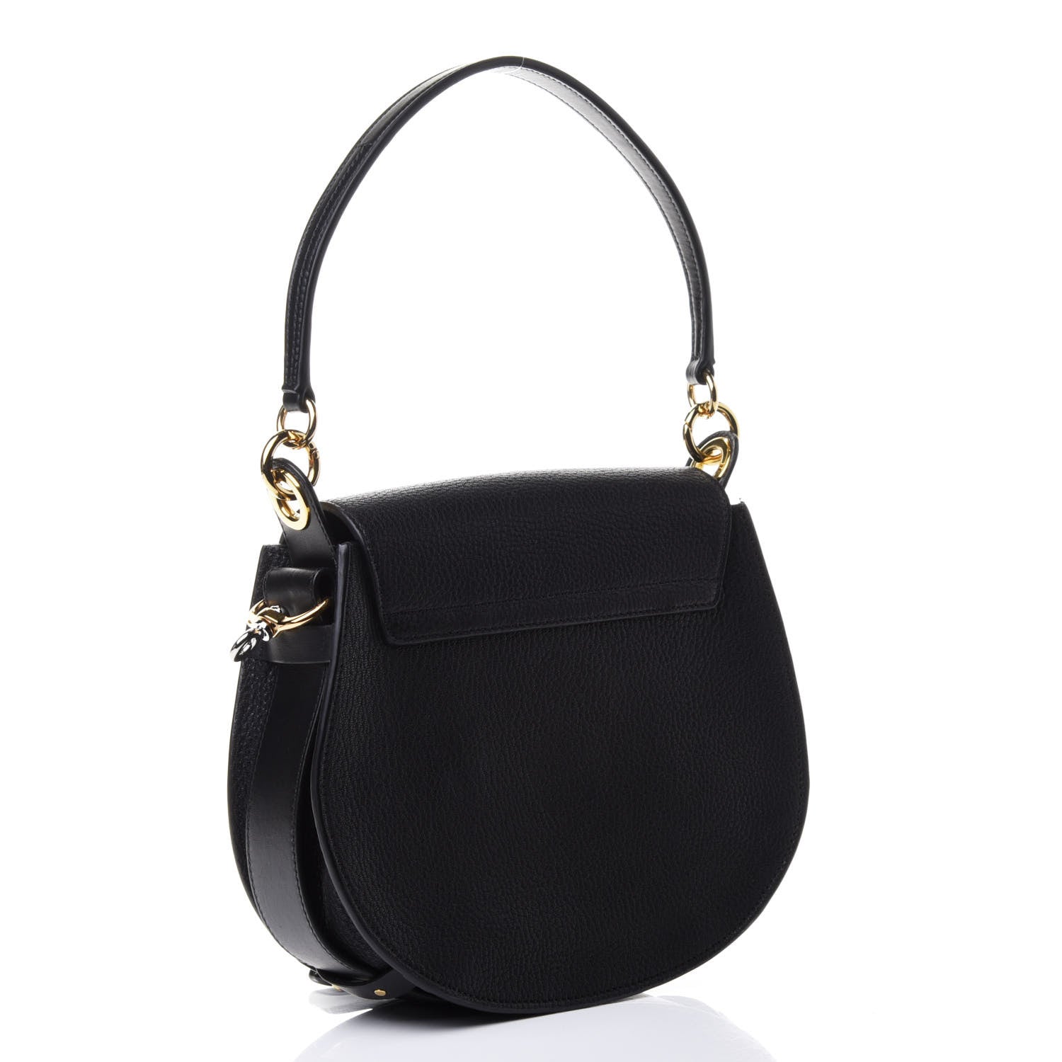 Chloe Grained Calfskin Large Tess Bag Black 2 of 4