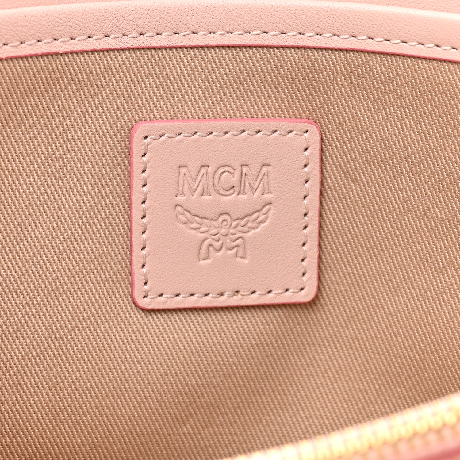 MCM Visetos Medium Patricia Wallet On Chain Soft Pink 7 of 11