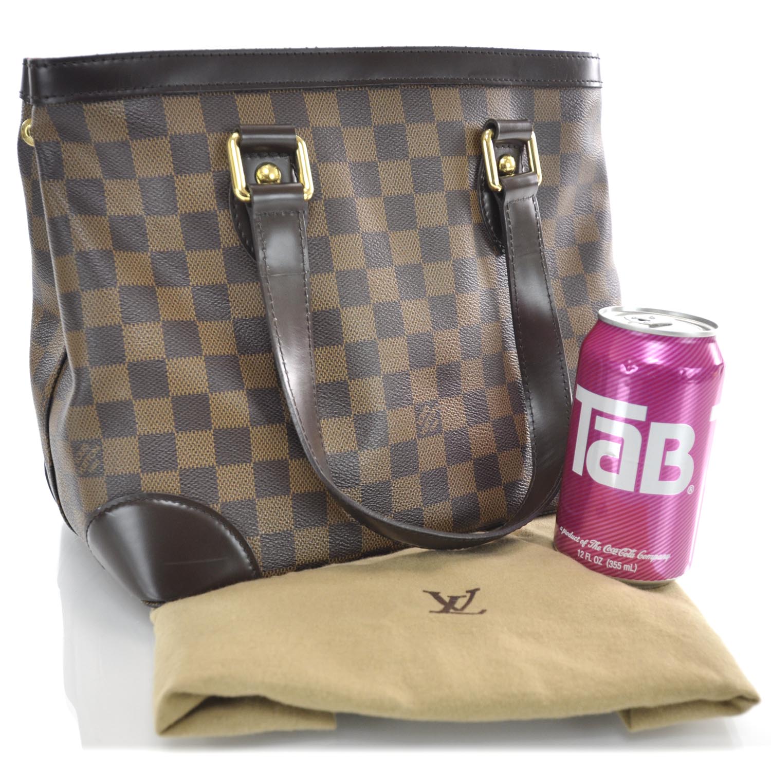 Louis Vuitton Damier Ebene Hampstead PM 3 of 9