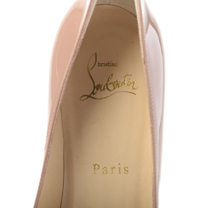 Christian Louboutin Patent Baobab 85 Pumps 38 Nude 7 of 9