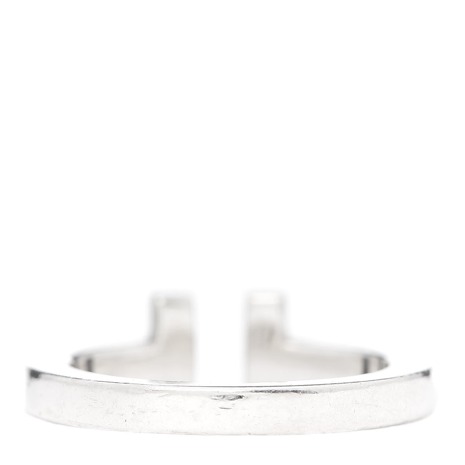Tiffany Sterling Silver T Square Ring 54 7 3 of 4