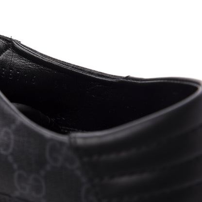 Gucci GG Supreme Monogram Mens Low Top Sneakers 9.5 Black 9 of 10