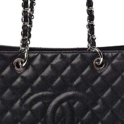 Chanel Caviar Quilted Grand Shopping Tote GST Black 11 of 11