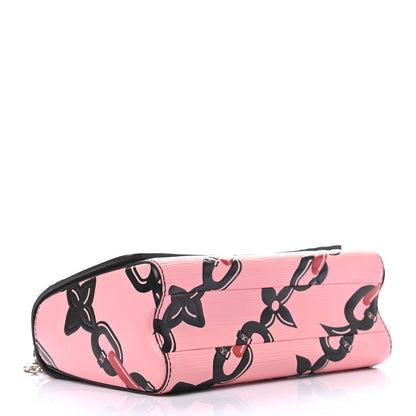 Louis Vuitton Epi Chain Flower Twist Shoulder Bag MM Pink 5 of 10