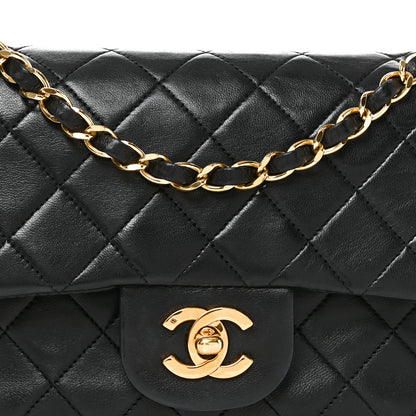 Chanel Lambskin Quilted Small Double Flap Black 8 of 10