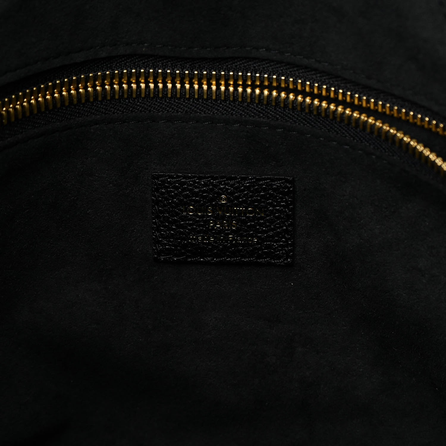Louis Vuitton Empreinte Monogram Giant Neverfull MM Black Beige 6 of 11