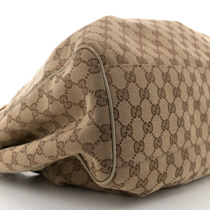 Gucci Metallic Monogram Large Sukey Tote Champagne 9 of 13