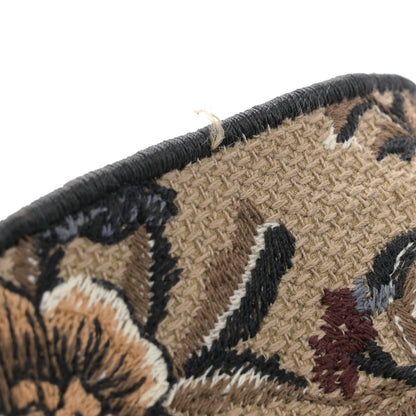 Christian Dior Canvas Embroidered Jardin D'Hiver Medium Lady D-Lite Beige Multicolor 12 of 13