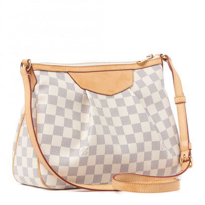 Louis Vuitton Damier Azur Siracusa PM 3 of 9