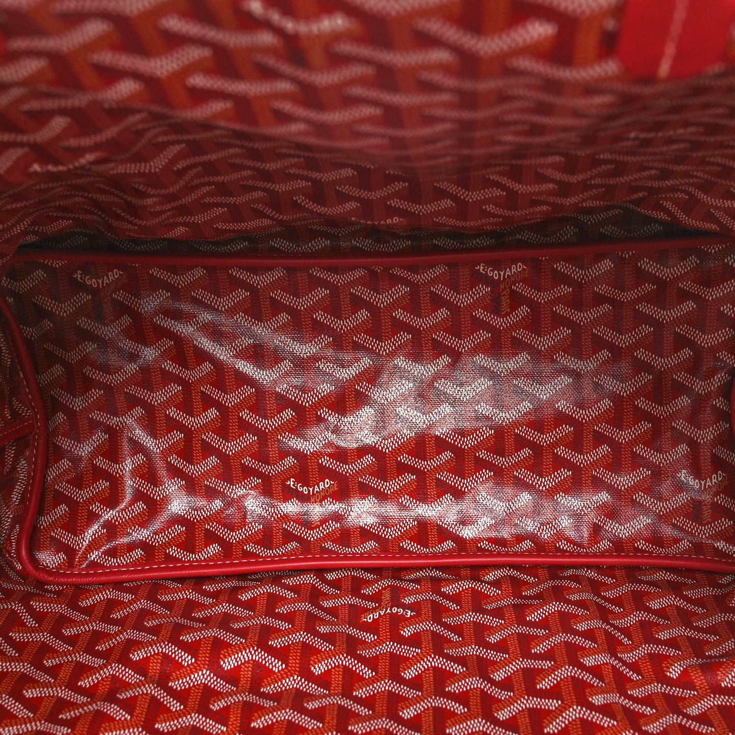 Goyardine Reversible Anjou PM Red