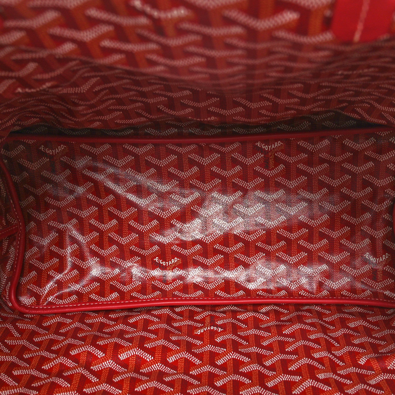 Goyard Goyardine Reversible Anjou PM Red 26 of 30