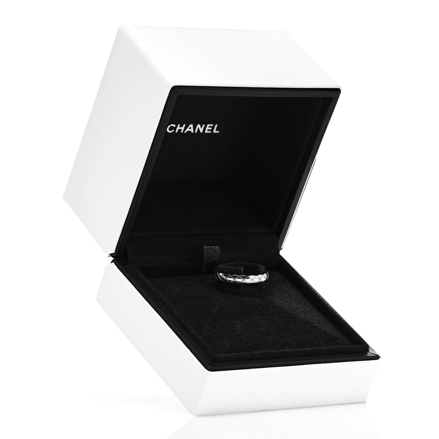 18K White Gold Mini Coco Crush Ring 54 6.75