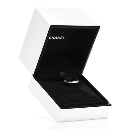 Chanel 18K White Gold Mini Coco Crush Ring 54 6.75 5 of 5
