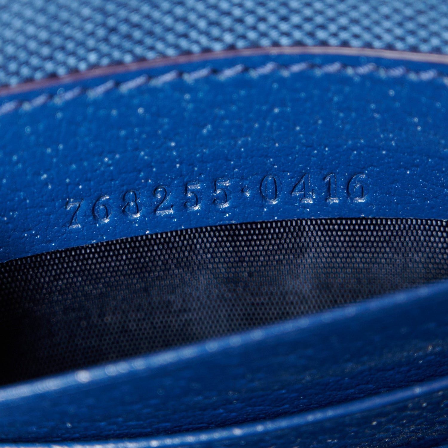 Gucci GG Supreme Monogram Bi-Color Small Zip Wristlet Pouch Beige Ebony Royale 7 of 11