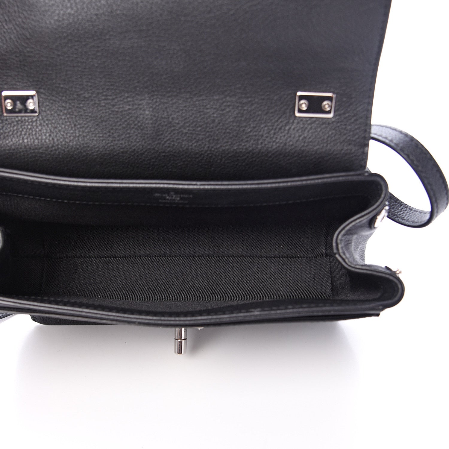Louis Vuitton Calfskin Lockme II Chain Bag BB Black 4 of 14