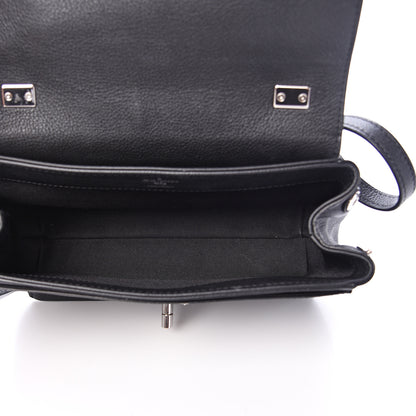 Louis Vuitton Calfskin Lockme II Chain Bag BB Black 4 of 14