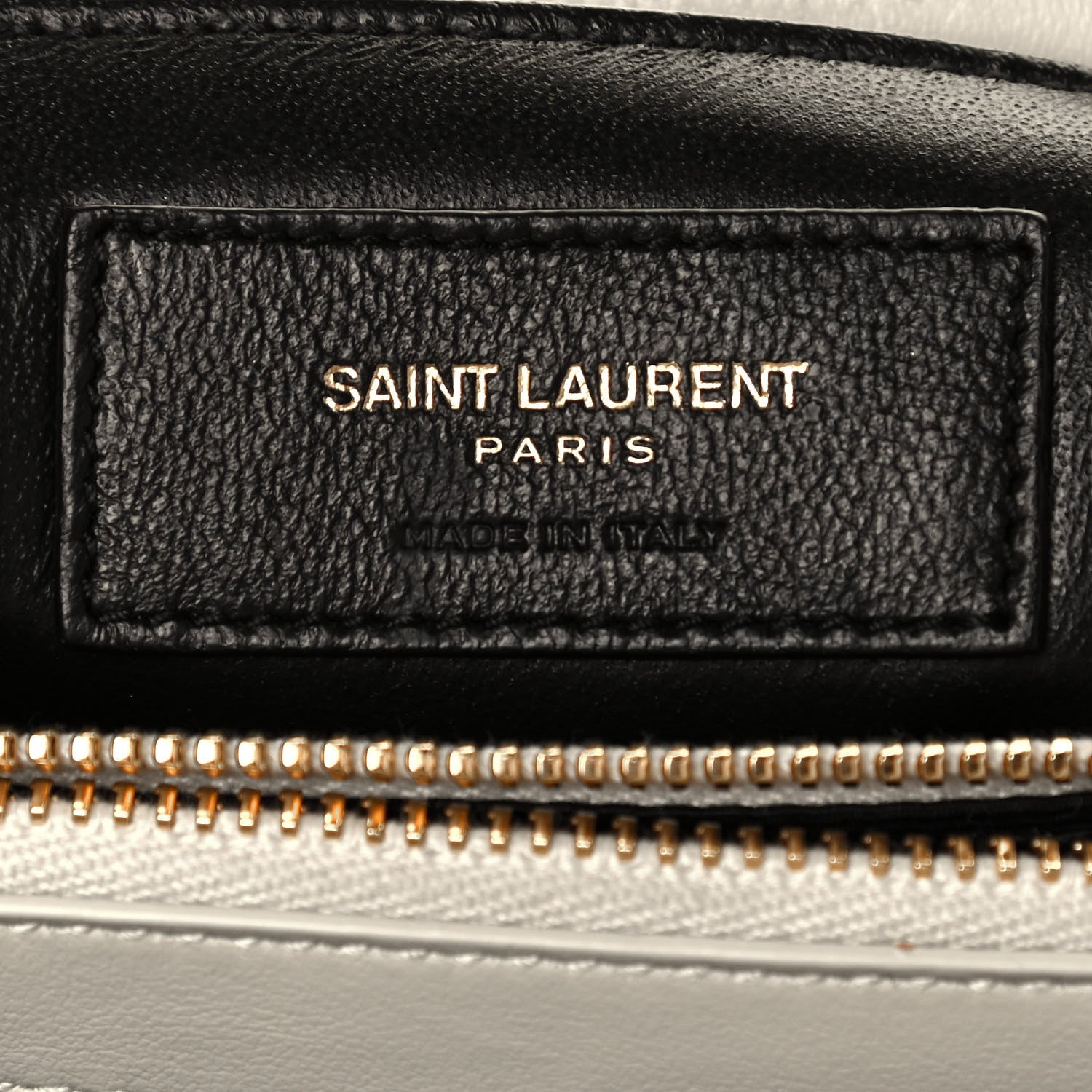Saint Laurent Calfskin Y Quilted Monogram Small Loulou Chain Satchel Ivory 6 of 12