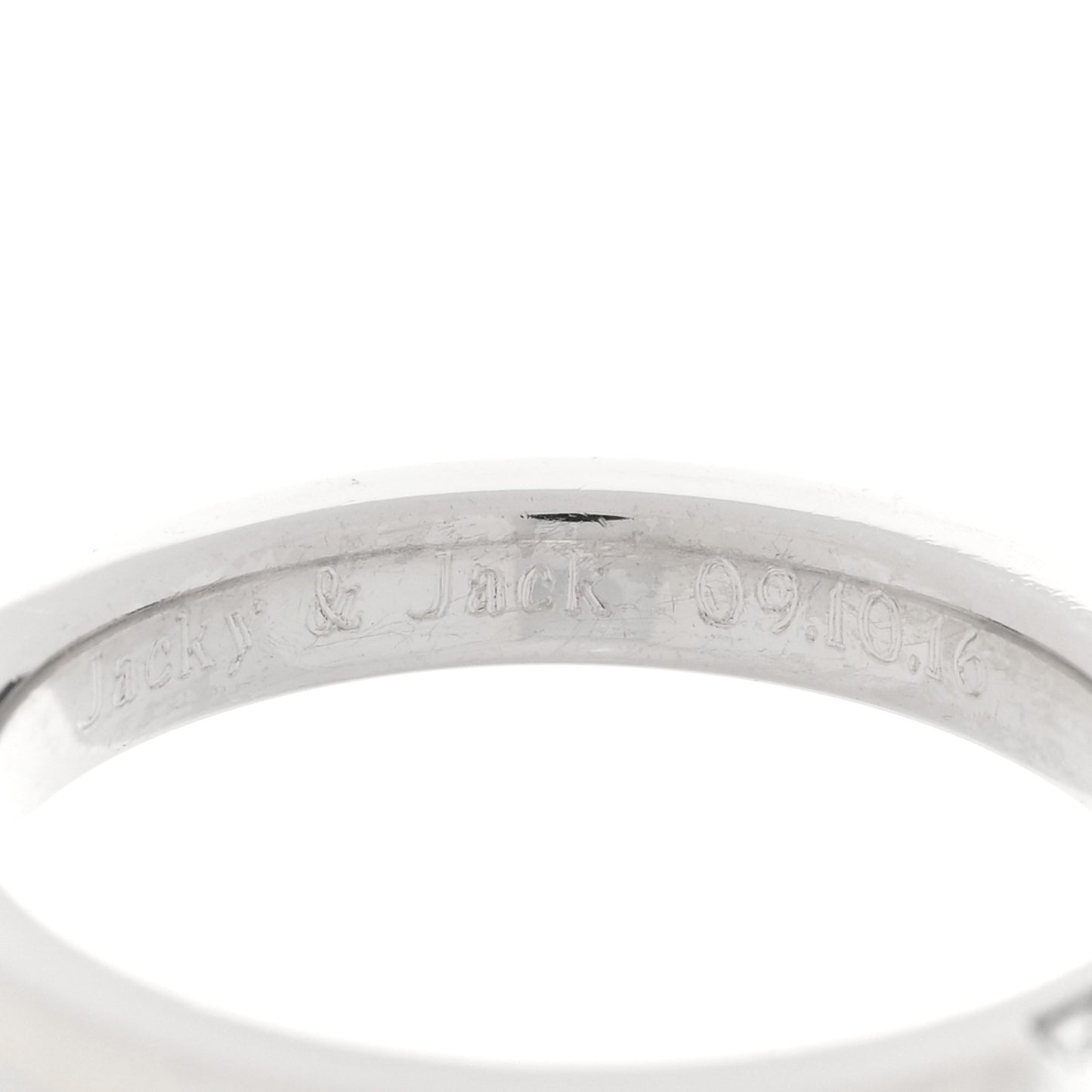 Platinum Diamond Princess Cut Wedding Band Ring 54 6.75