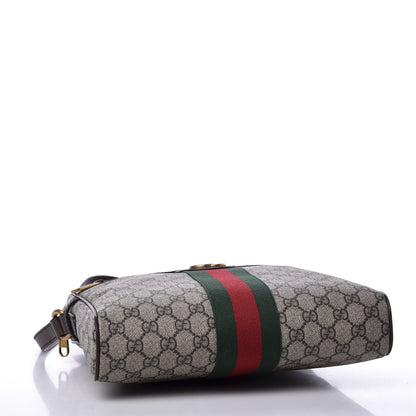 Gucci GG Supreme Monogram Web Medium Ophidia Messenger Bag Brown 3 of 10