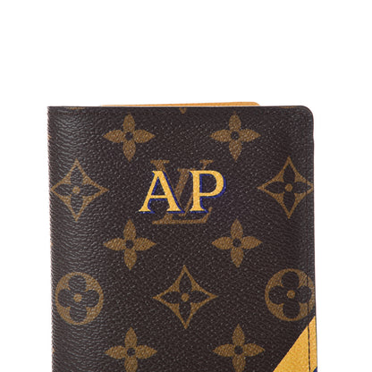 Louis Vuitton Monogram My LV Heritage Passport Cover Yellow Violet 5 of 9