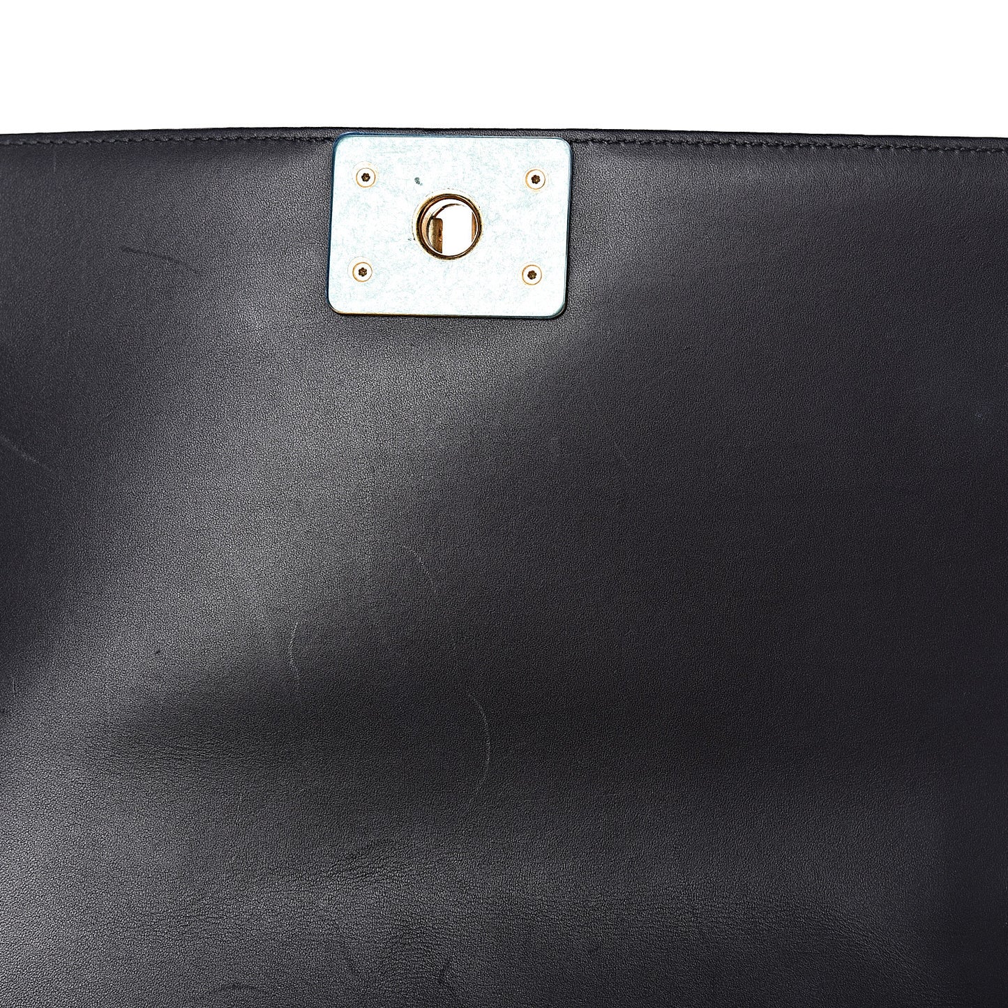 Caviar Suede Calfskin Chevron Medium Boy Flap Black