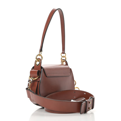 Chloe Calfskin Small Tess Bag Sepia Brown 3 of 11