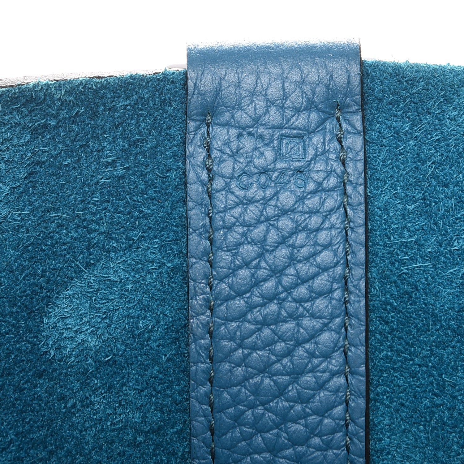 Hermes Taurillon Clemence Picotin TGM Turquoise 7 of 11