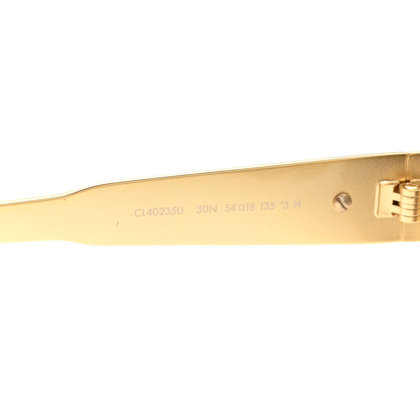 Metal Triomphe 01 Sunglasses CL40235U Gold Green