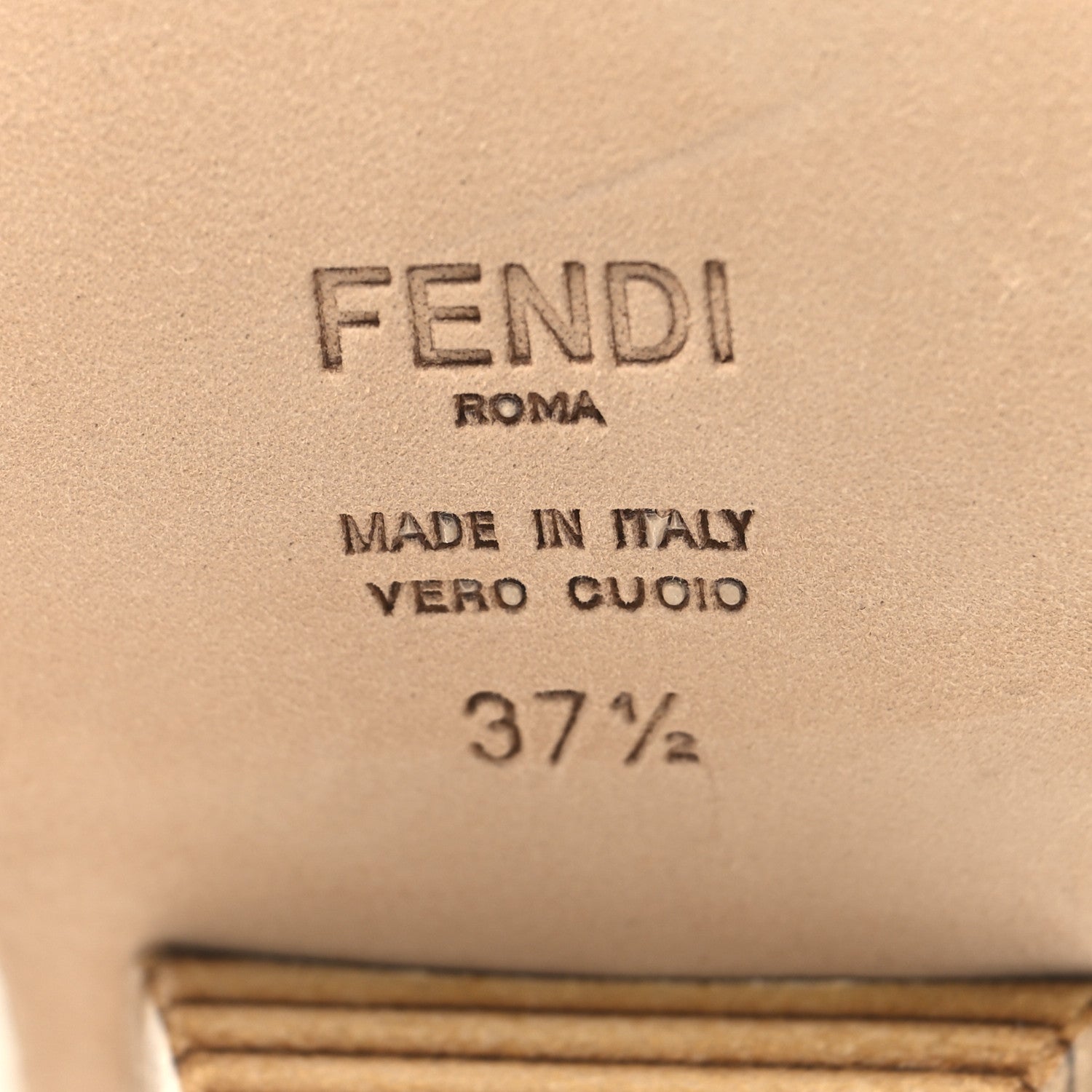 Fendi Grained Calfskin Cutwalk Ankle Boots 37.5 White 7 of 8