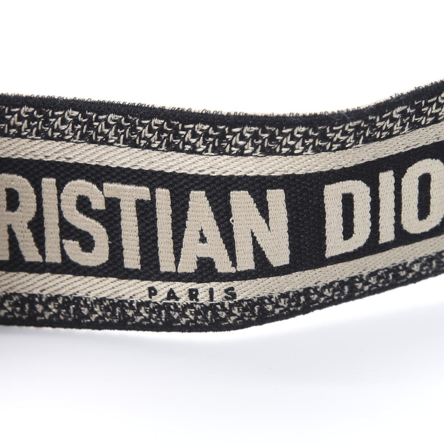Canvas Embroidered Shoulder Strap Blue