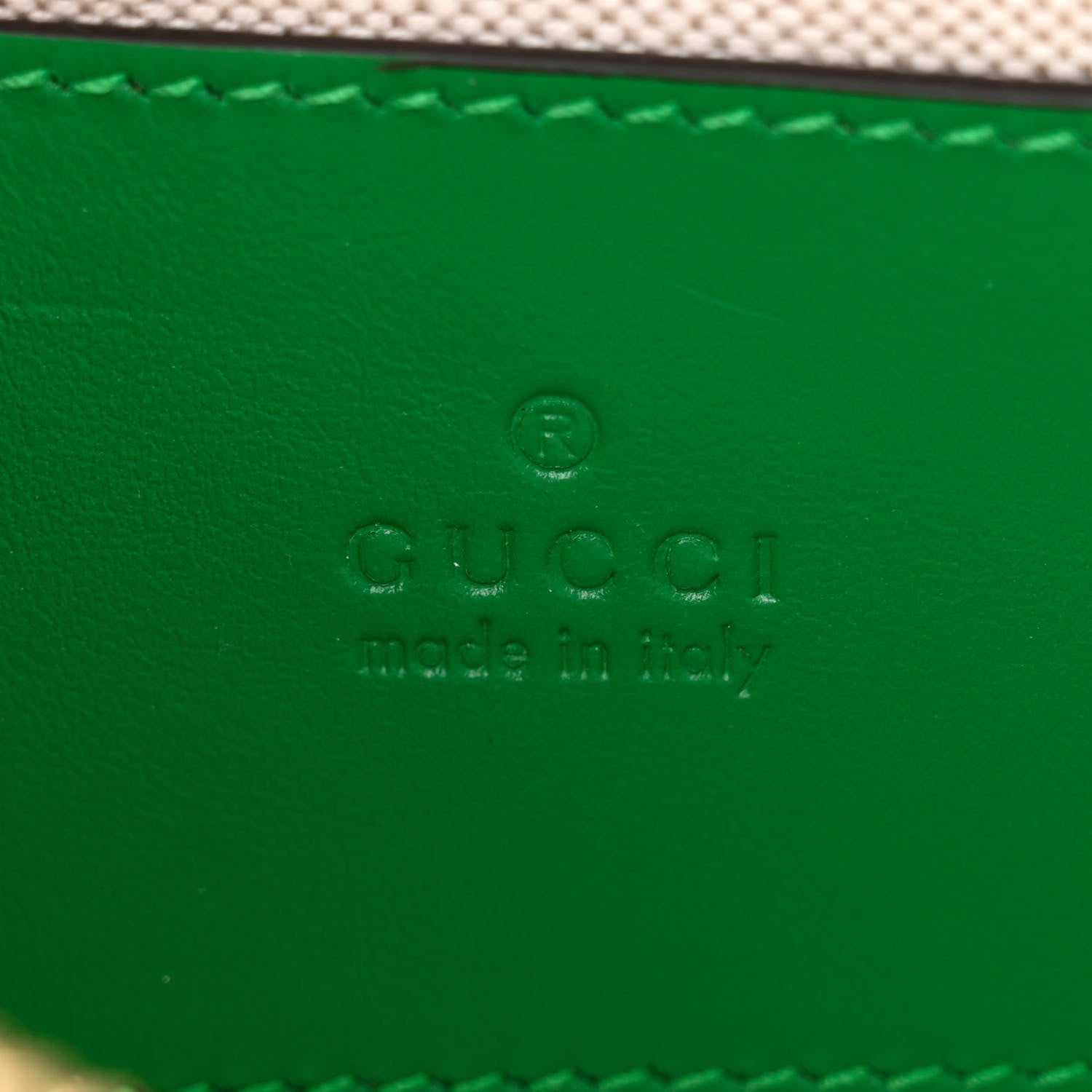 Gucci Calfskin GG Matelasse Mini Top Handle Bag Spring Green 6 of 10
