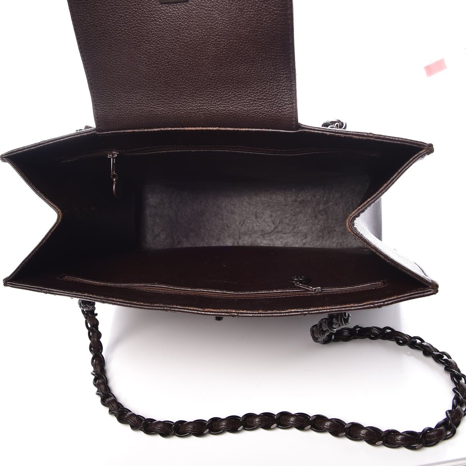 Chanel Caviar Quilted Flap Shoulder Bag Brown 5 of 22