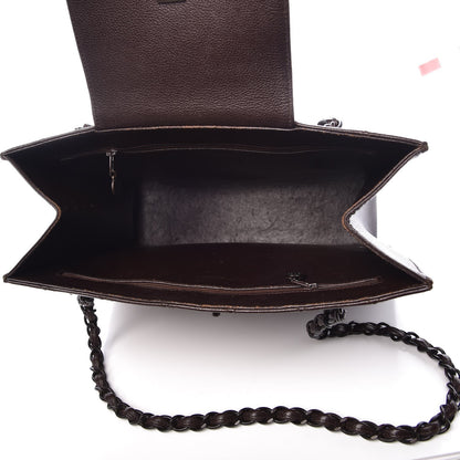 Chanel Caviar Quilted Flap Shoulder Bag Brown 5 of 22