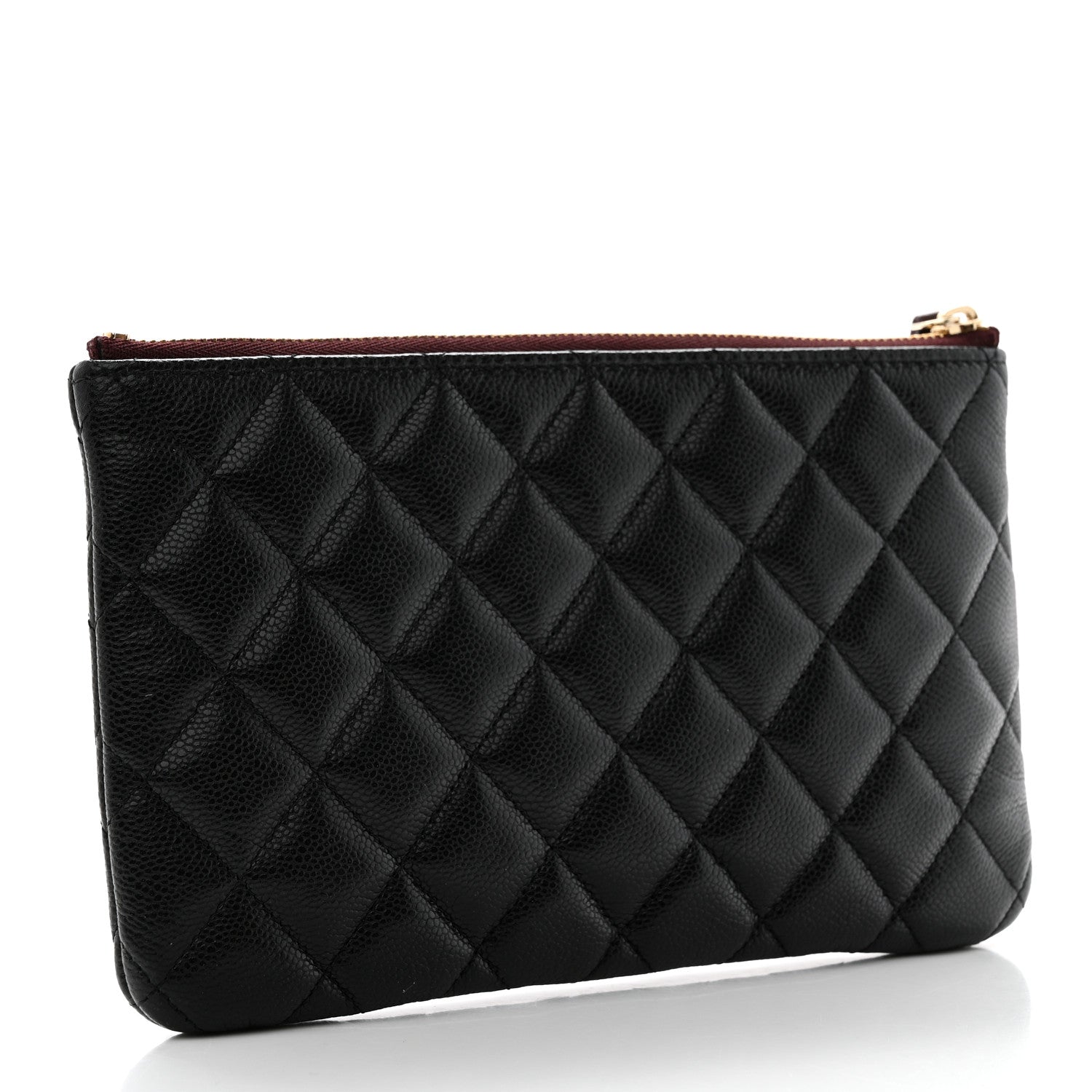 Chanel Caviar Quilted Cosmetic Case Black 3 of 8