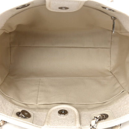 Chanel Mixed Fibers Small Deauville Tote Ecru 4 of 11