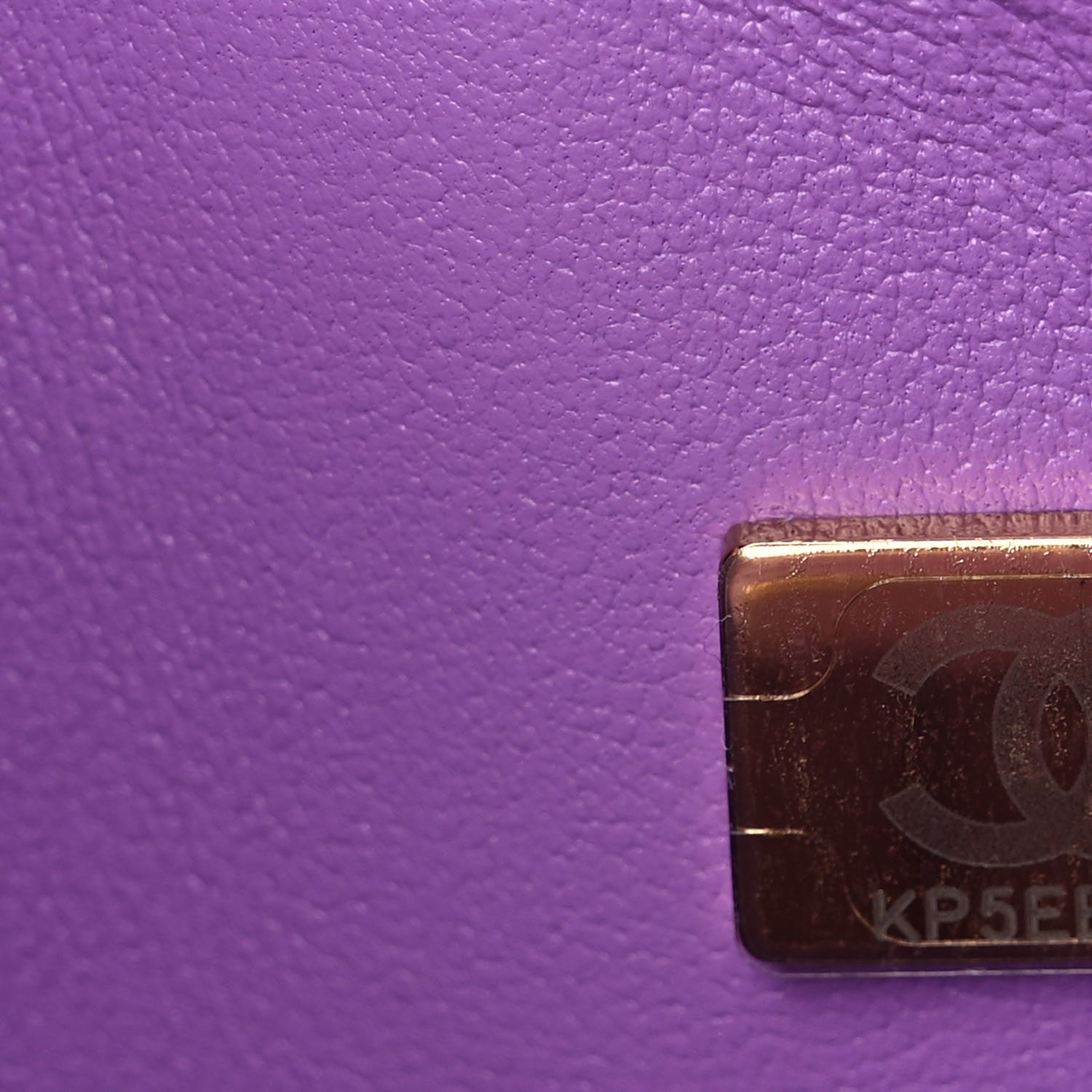 Chanel Caviar Quilted Small Double Flap Purple 8 of 10