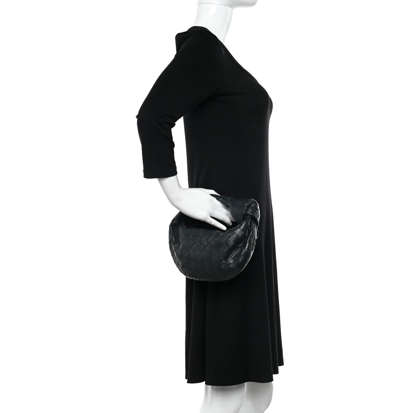 Nappa Intrecciato Mini Jodie Dark Moss
