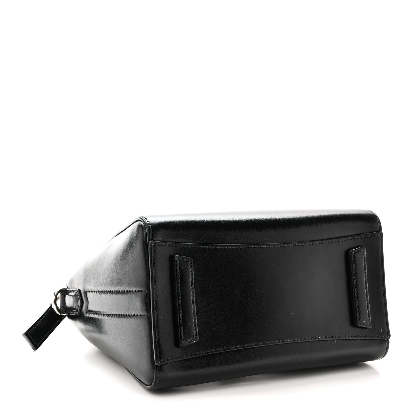 Shiny Lord Calfskin Mini Antigona Black