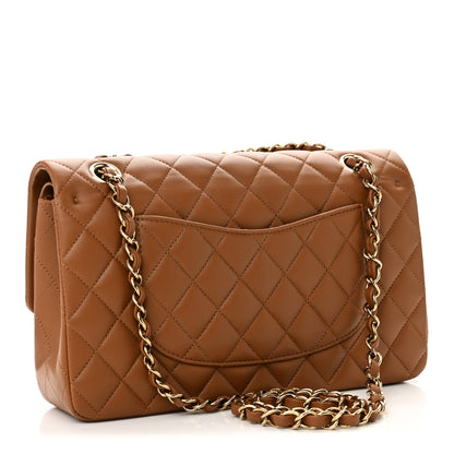 Chanel Lambskin Quilted Medium Double Flap Brown 3 of 11