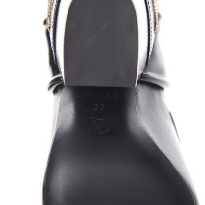 Louis Vuitton Calfskin Fireball Ankle Boots 39 Black Gold 7 of 11