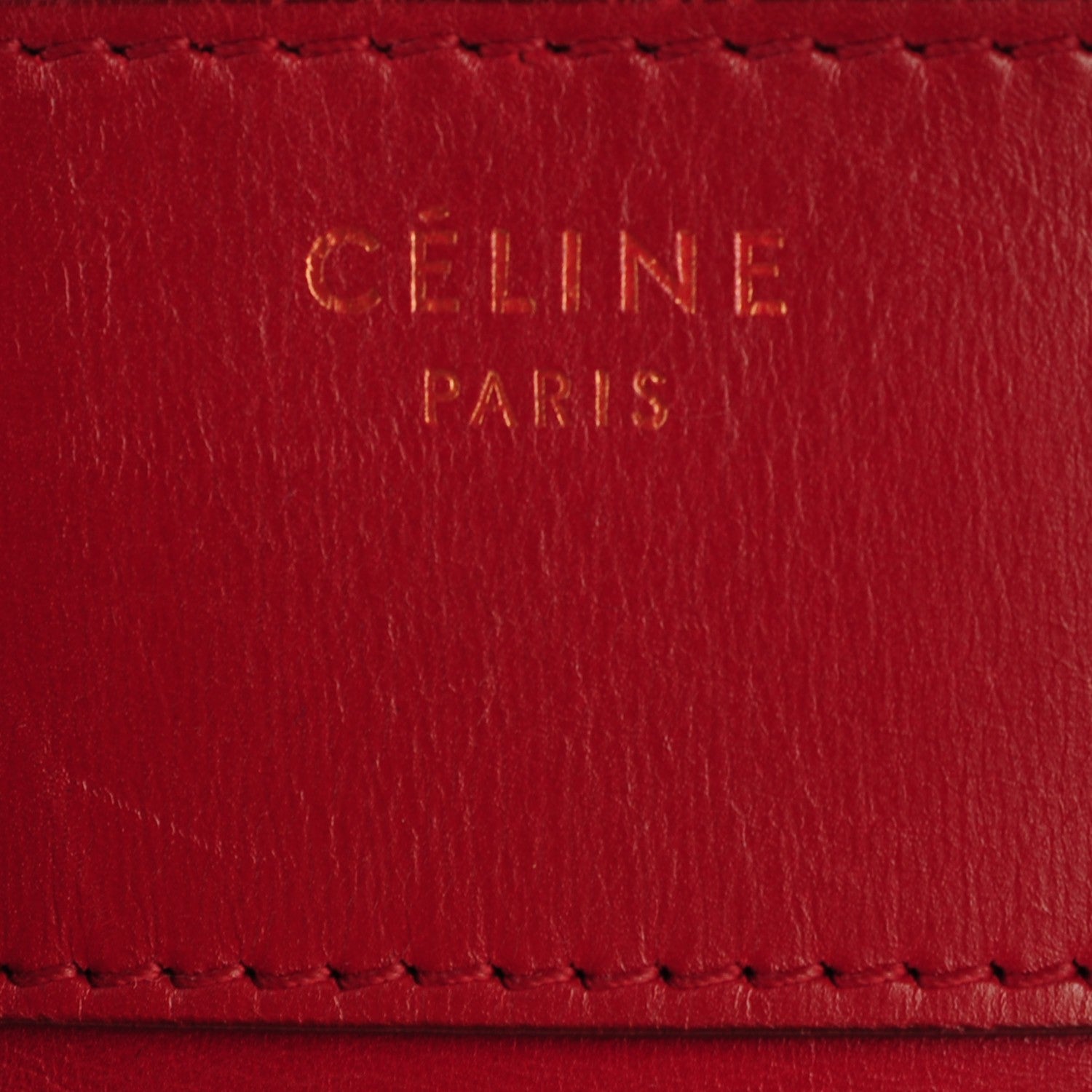 Celine Palmelato Mini Luggage Red 7 of 9